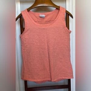 57.  Women's Coral Sleeveless Top
